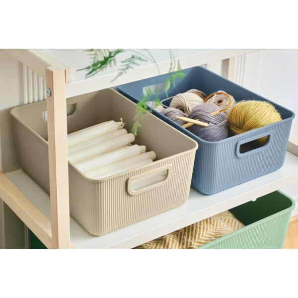 NHG Aufbewahrungsbox AKITA STORAGE M, PP, blau