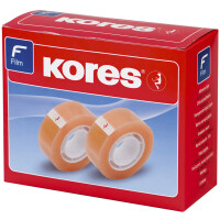 Kores Klebefilm Standard, 12 mm x 33 m, transparent