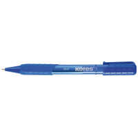 Kores Einweg-Druckkugelschreiber K-PEN K6, blau, F
