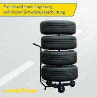 GOODYEAR KFZ-Felgenbaumwagen, für 4 Reifen Felgen