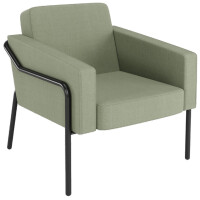 PAPERFLOW Besuchersessel MEDSO KLASSIK L, Stoff, grün