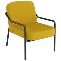 PAPERFLOW Outdoor-Besuchersessel MEDSO RUND M, gelb