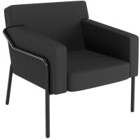 PAPERFLOW Outdoor-Besuchersessel MEDSO T L, anthrazit