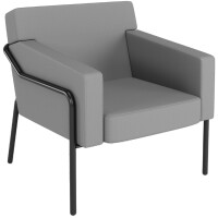 PAPERFLOW Outdoor-Besuchersessel MEDSO T L, anthrazit