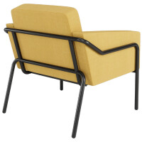 PAPERFLOW Besuchersessel MEDSO KLASSIK L, Stoff, gelb