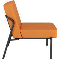 PAPERFLOW Besuchersessel MEDSO KLASSIK S, Kunstleder, orange