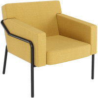 PAPERFLOW Besuchersessel MEDSO T L, Stoff, gelb