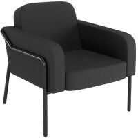 PAPERFLOW Outdoor-Besuchersessel MEDSO RUND L, blau