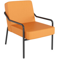 PAPERFLOW Besuchersessel MEDSO KLASSIK M, Kunstleder, orange