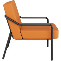 PAPERFLOW Besuchersessel MEDSO KLASSIK M, Kunstleder, orange