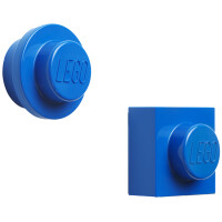 LEGO Haftmagnet-Set, 2-teilig, blau