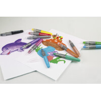 EBERHARD FABER Gelmalstift Basic & Metallic, 12er Etui