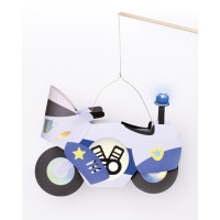 folia Laternen-Bastelset POLIZEI