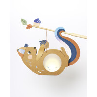 folia Laternen-Bastelset EICHHÖRNCHEN