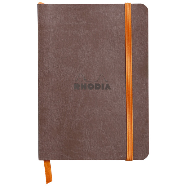 RHODIA Notizbuch RHODIARAMA, DIN A5, liniert, aubergine