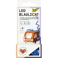 folia LED-Blaulicht, 10 Stück inkl. Batterien