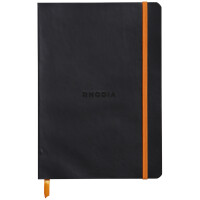 RHODIA Notizbuch RHODIARAMA, DIN A5, kariert, schwarz