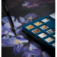 ROYAL TALENS Aquarellfarbe Van Gogh, 12er Box, Metallic-