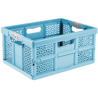 keeeper Profi-Klappbox "eco lea", 32 Liter, sky...