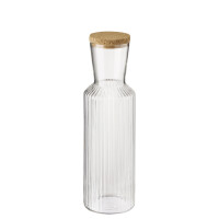 APS Glaskaraffe LINES, 0,5 Liter, glasklar
