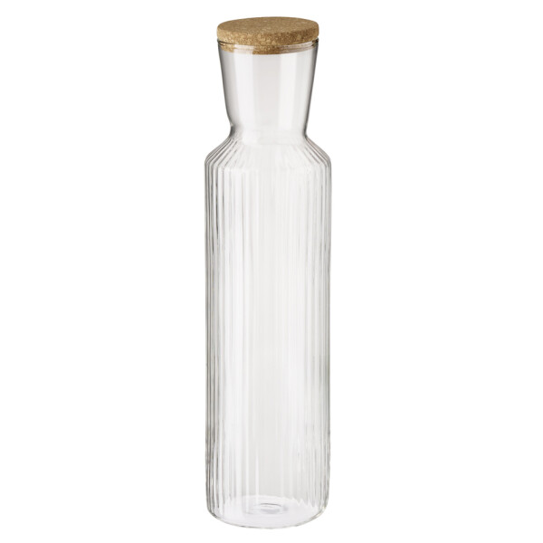 APS Glaskaraffe LINES, 1,0 Liter, glasklar