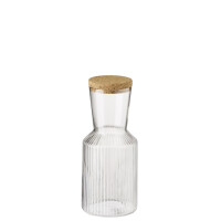 APS Glaskaraffe LINES, 1,0 Liter, glasklar