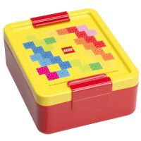 LEGO Brotdose LUNCH BOX BRICK PATTERN, gelb