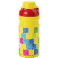 LEGO Trinkflasche BRICK PATTERN, 390 ml, gelb