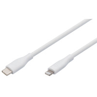DIGITUS Silikon-Anschlusskabel, USB-C - Lightning, 0,5 m
