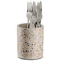 APS Besteckbehälter TERRAZZO, Beton, beige