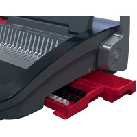 GBC Plastikbindegerät CombBind CB25, schwarz rot silber