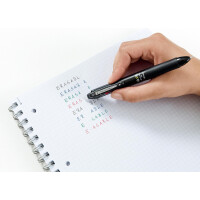 PILOT 4-Farb-Tintenroller FRIXION 4 COLORS, schwarz