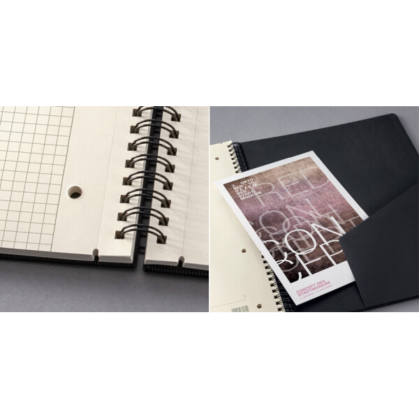 sigel Collegeblock Conceptum, DIN A5, liniert, dunkelblau