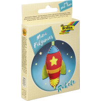 folia Mini Filz-Nähset "Filzinies", 12-teilig, Dackel