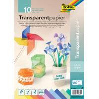folia Transparentpapier, DIN A4, 115 g qm, farbig sortiert