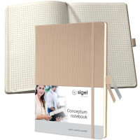 sigel Notizbuch Conceptum, DIN A4, blanko, blau