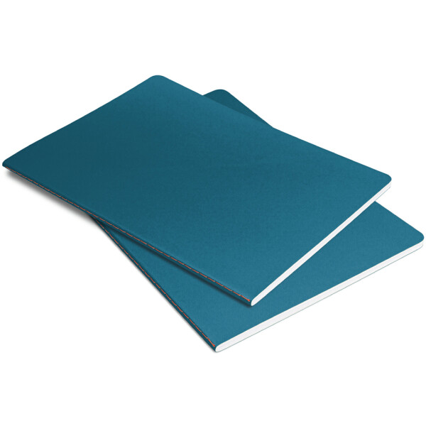 sigel Notizheft Linescape, DIN A5, liniert, blau neonorange