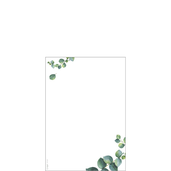 sigel Design-Papier "Eucalyptus", DIN A4, 90 g qm