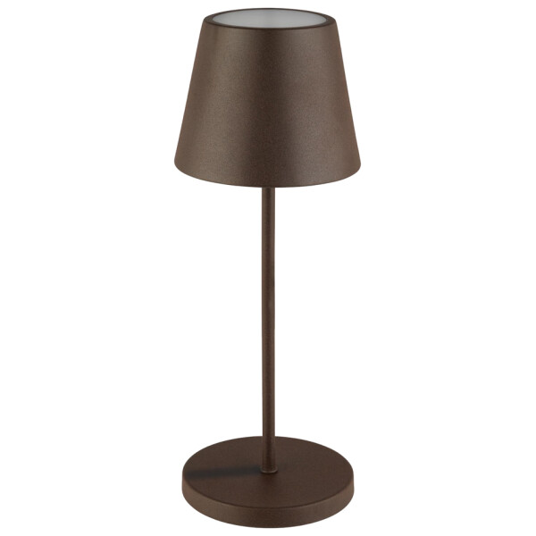 APS Akku LED-Tischleuchte MERLE, rost