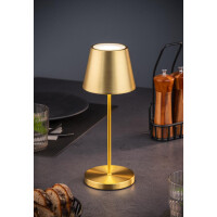 APS Akku LED-Tischleuchte MERLE, rost