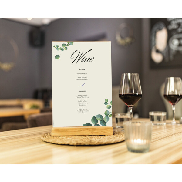 sigel Design-Papier "Eucalyptus", DIN A4, 90 g qm, 2-spaltig
