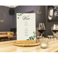 sigel Design-Papier "Eucalyptus", DIN A4, 90 g qm, 2-spaltig