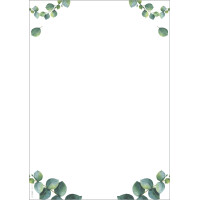 sigel Design-Papier "Eucalyptus", DIN A5, 90 g qm