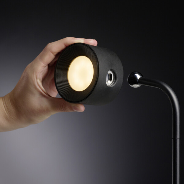 APS Tischklemme mit flexiblem Arm VALUMO, schwarz