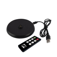 APS Akku LED-Tischleuchte ANTON, schwarz