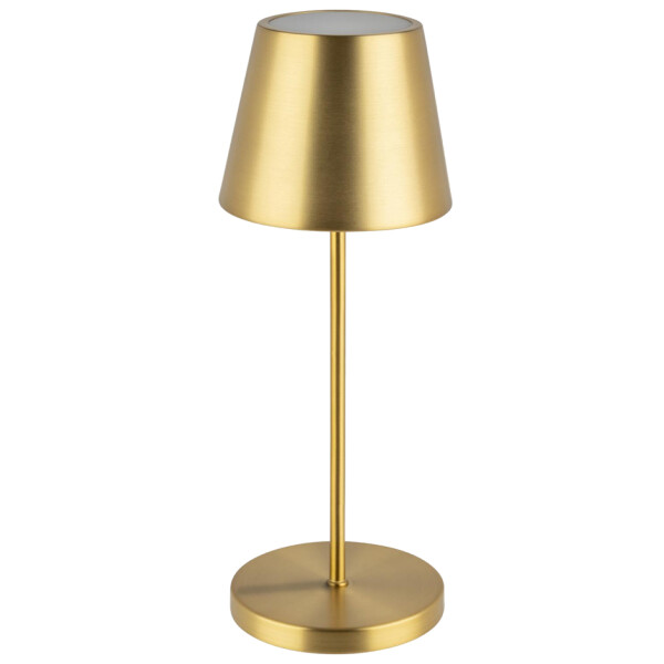 APS Akku LED-Tischleuchte MERLE, gold
