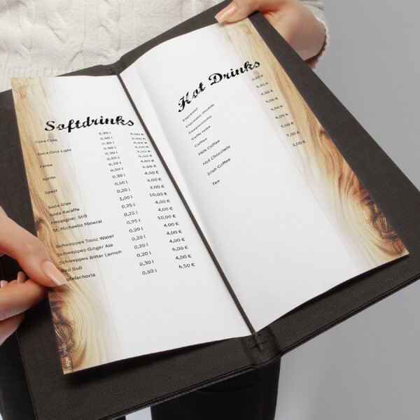 sigel Design-Papier "Oak", DIN A4, 90 g qm, 2-spaltig