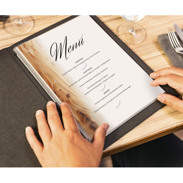 sigel Design-Papier "Oak", DIN A4, 90 g qm, 2-spaltig