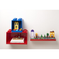 LEGO Bausteinregal BRICK SHELF 4, Breite: 159 mm, grau