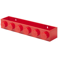 LEGO Bücherregal BOOK RACK, Breite: 478 mm, rot